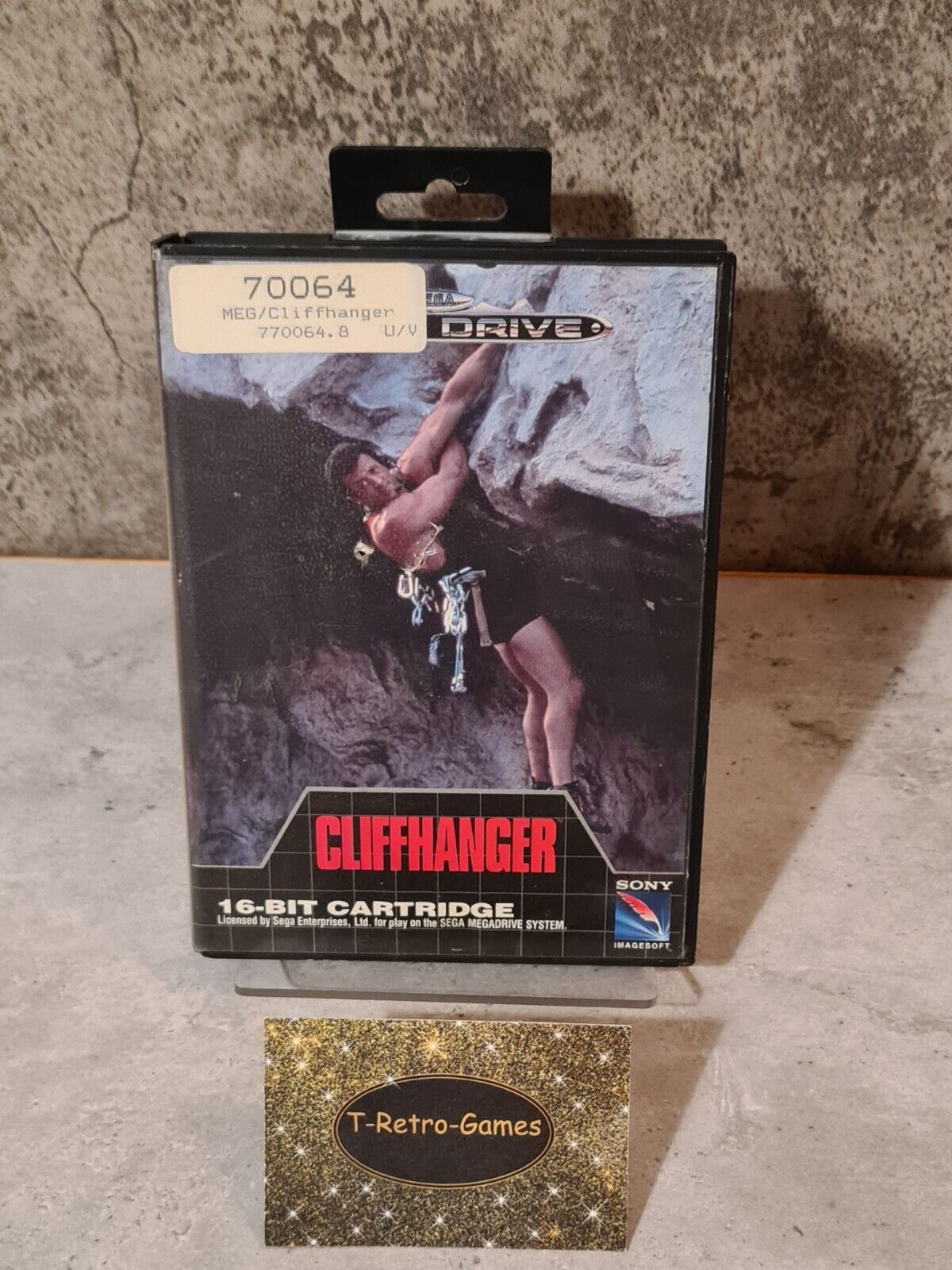 Sega Mega Drive Cliffhanger mit OVP und Anleitung Multi Language - T-Retro-Games 