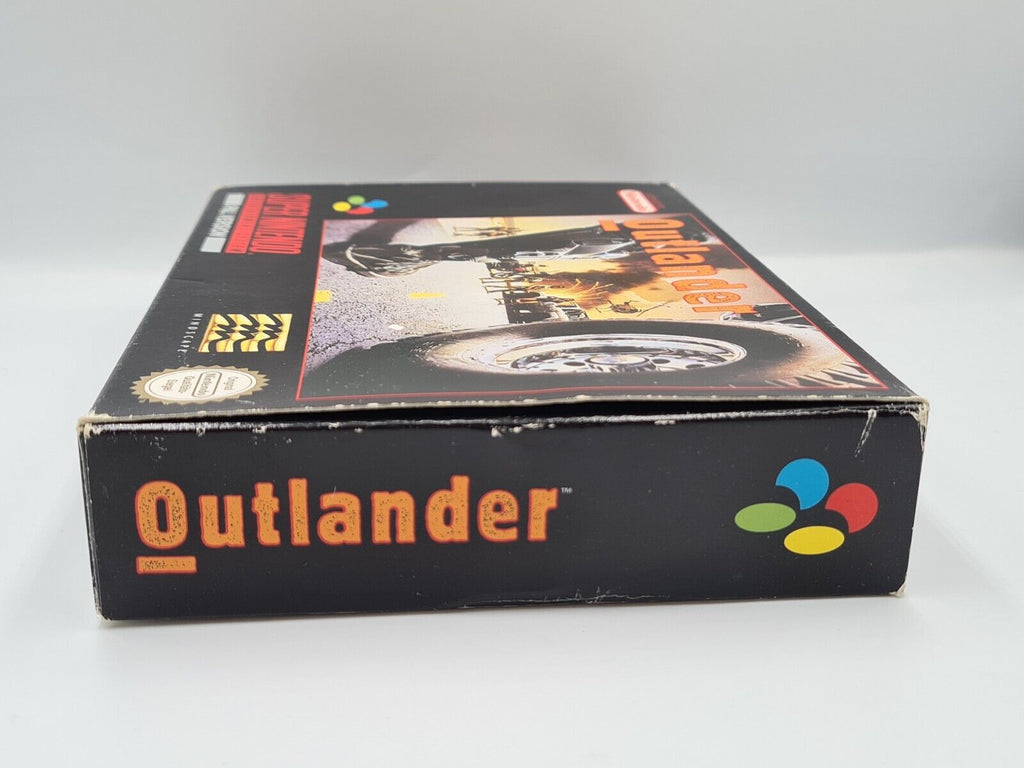 SNES Super Nintendo Outlander mit OVP und Anleitung NOE - T-Retro-Games 