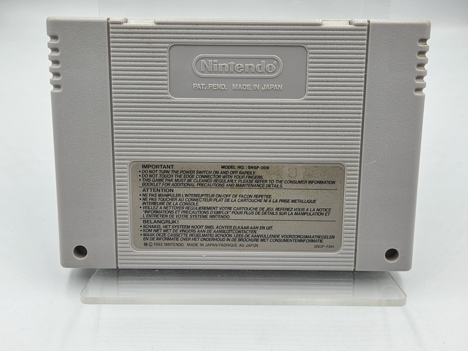 SNES Super Nintendo Wario's Woods Modul FAH
