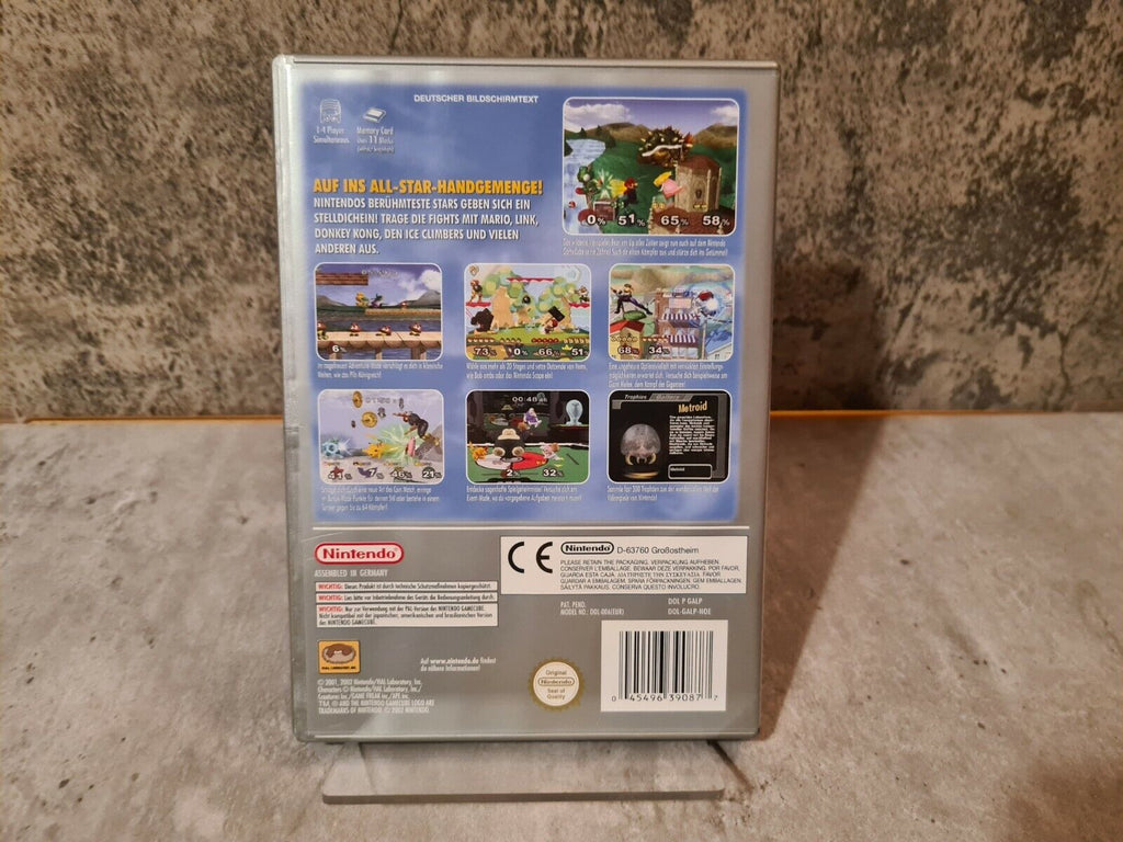 Nintendo GameCube Super Smash Bros. Melee mit OVP und Anleitung NOE - T-Retro-Games 