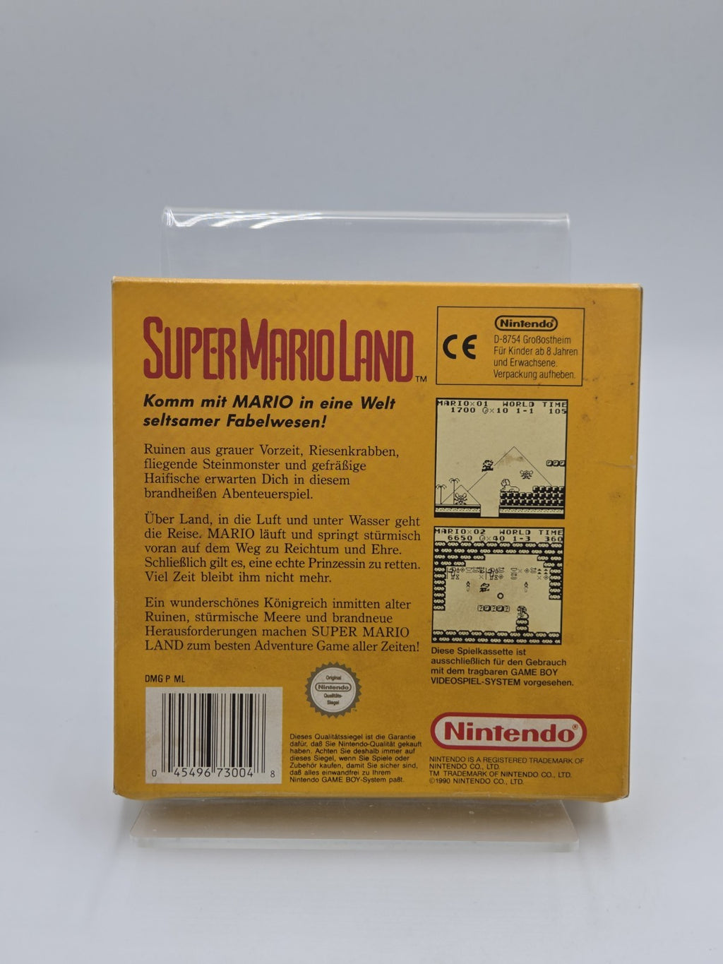 Nintendo Game Boy  Spiel Super Mario Land mit OVP und Anleitung NOE