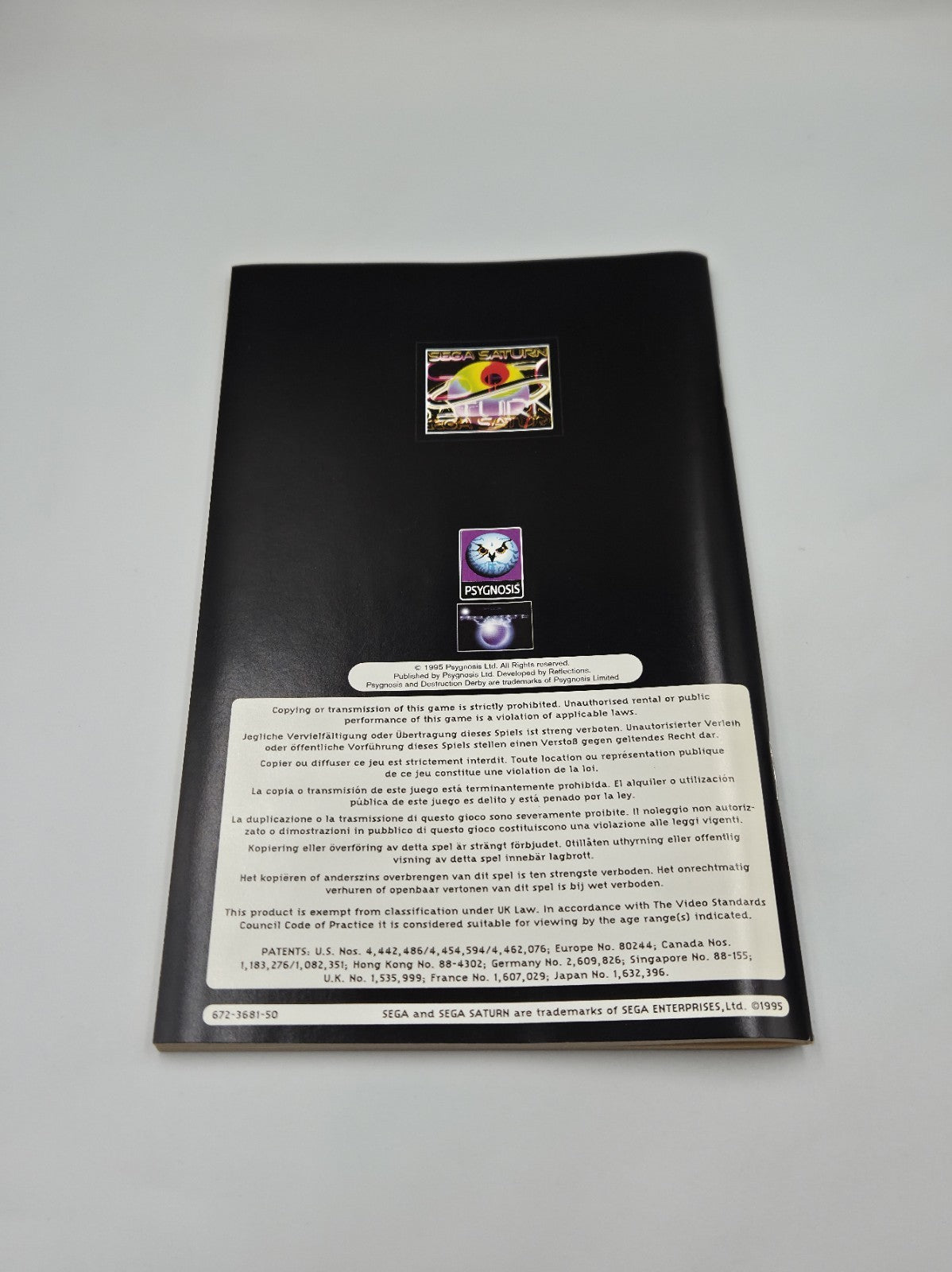 Sega Saturn Spiel Destruction Derby mit OVP und Anleitung  