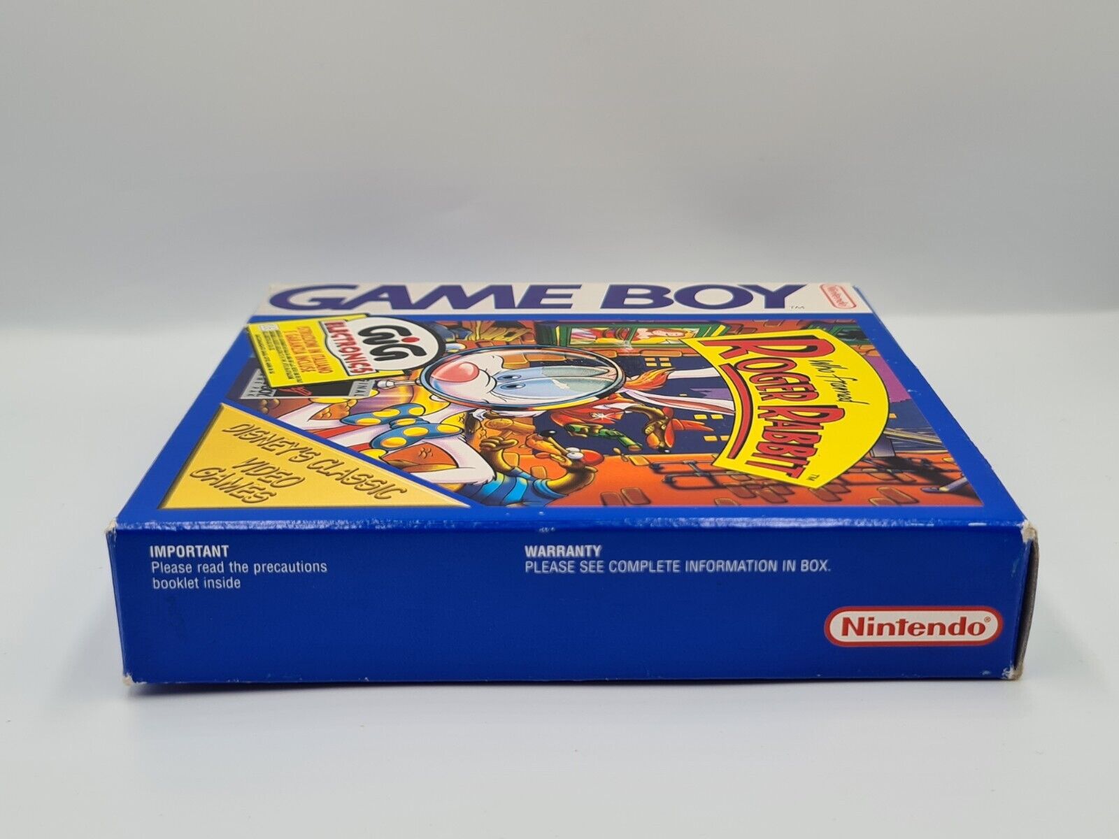 Nintendo Game Boy Classic Who Framed Roger Rabbit mit OVP und Anleitung ENGL - T-Retro-Games 
