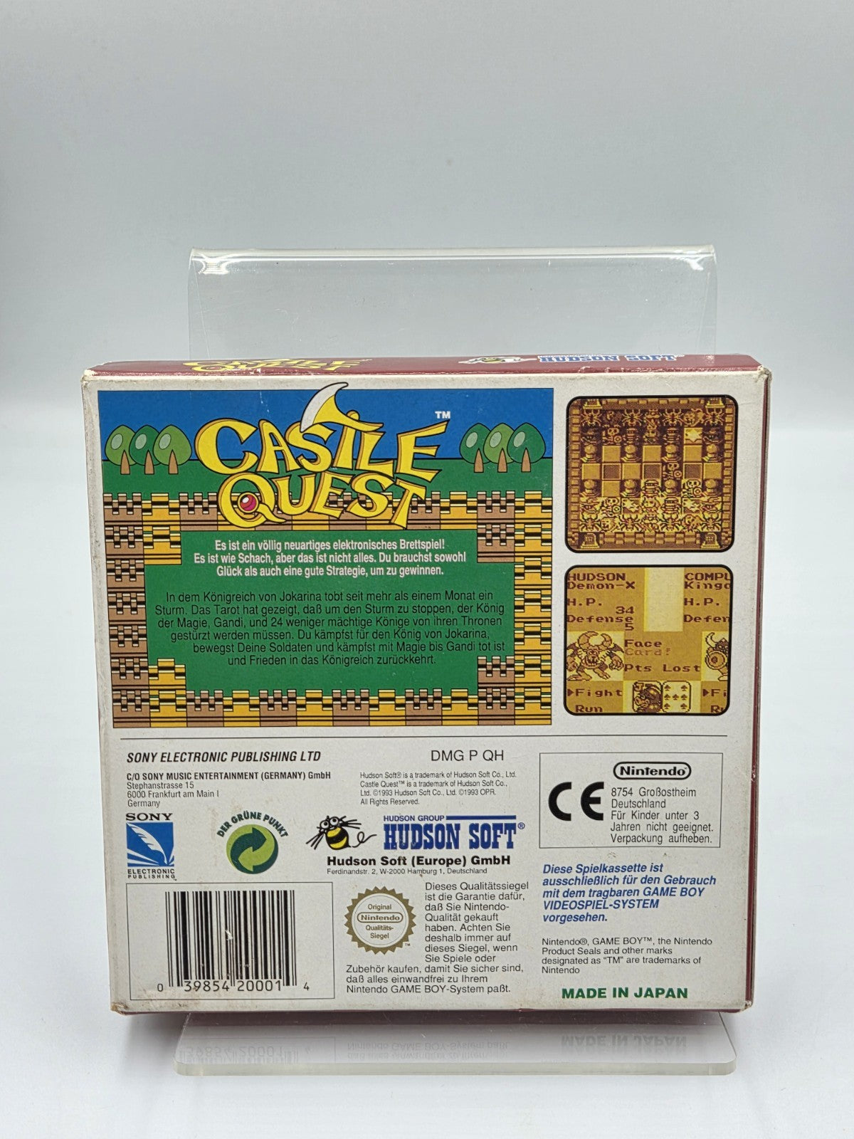 Nintendo Game Boy Classic Spiel Castle Quest mit OVP und Anleitung NOE