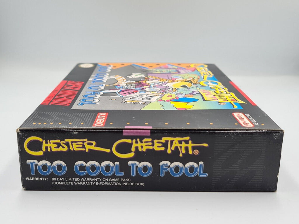 SNES Super Nintendo Chester Cheetah To Cool To Fool mit OVP +Anleitung NTSC USA - T-Retro-Games 