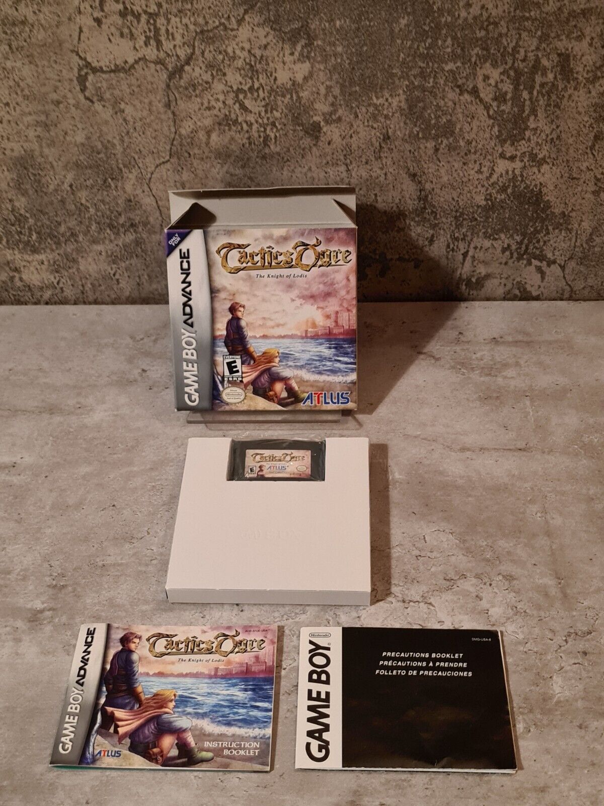 Game Boy Advance Tactics Ogre The Knight of Lodis mit OVP und Anleitung USA - T-Retro-Games 