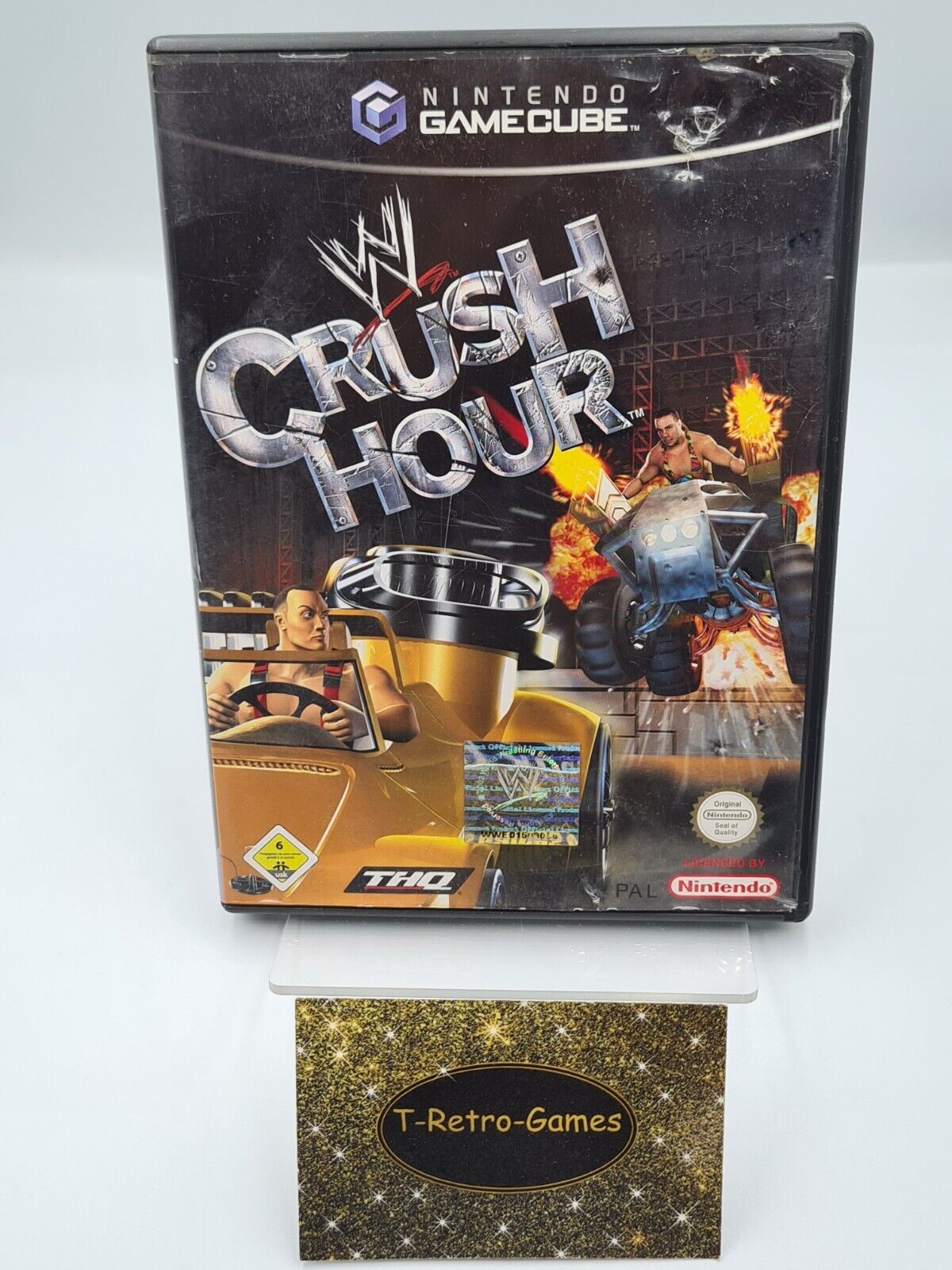 Nintendo GameCube WWF Crush Hour mit OVP EUR - T-Retro-Games 
