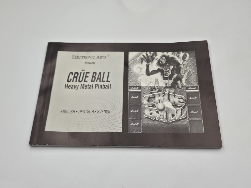 Sega Mega Drive Spiel Crüe Ball mit OVP und Anleitung Multilingual 