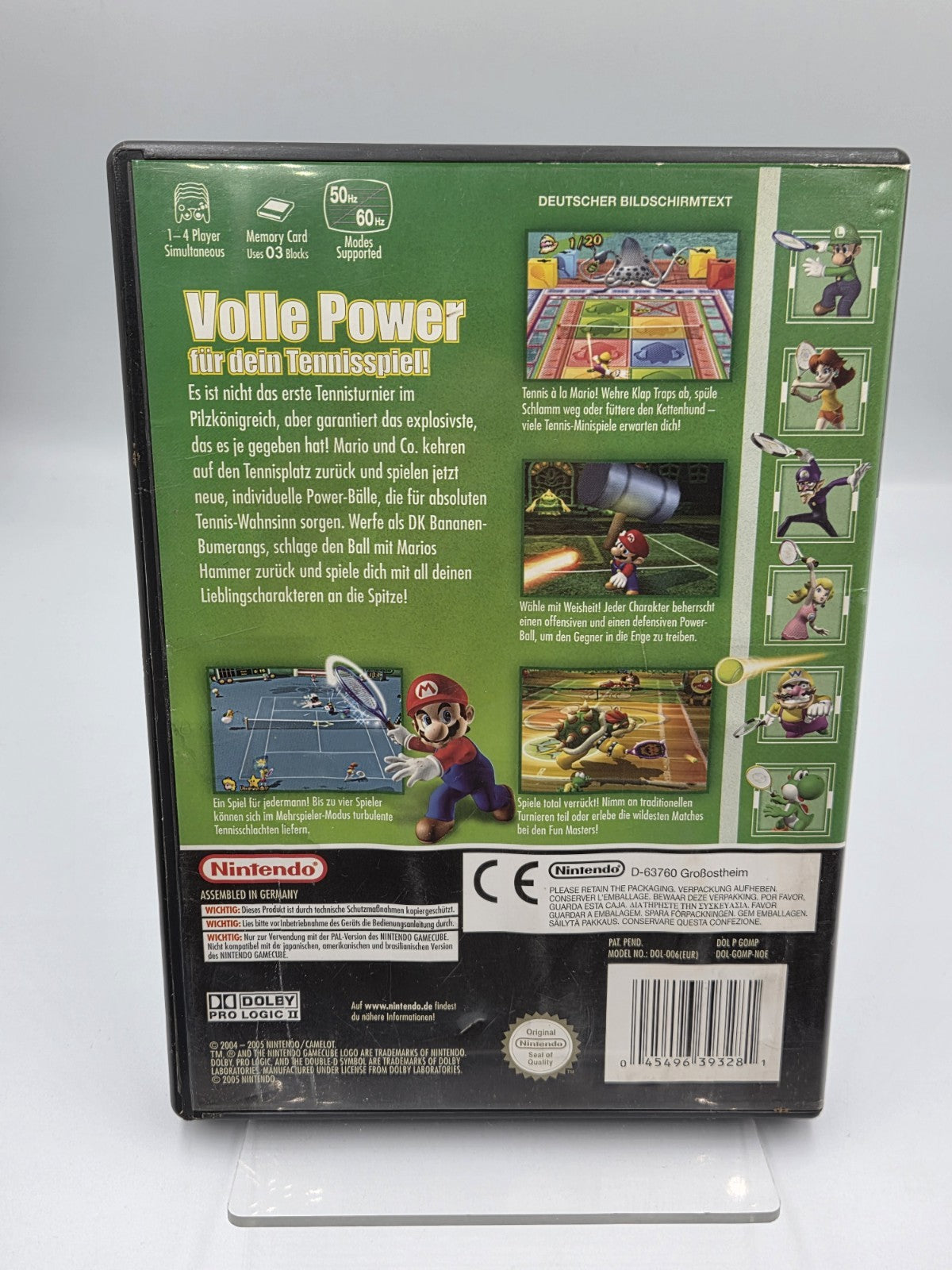 Nintendo GameCube Mario Power Tennis mit OVP NOE