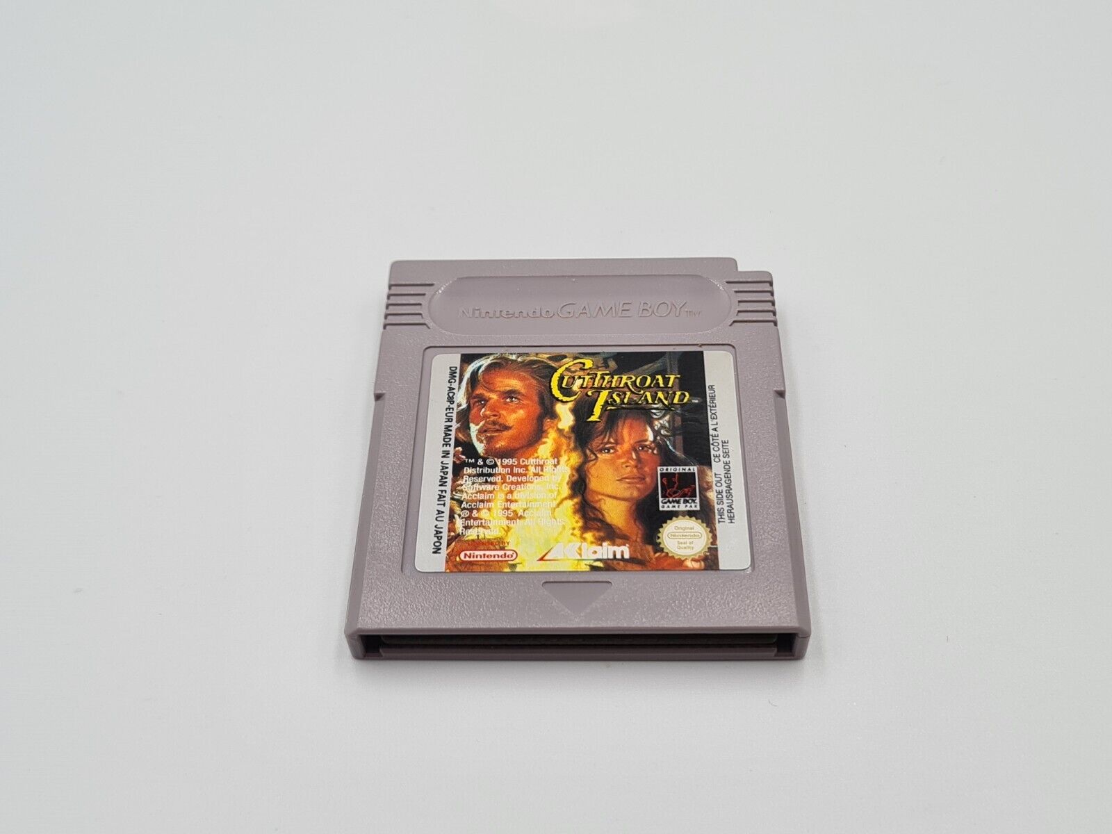 Nintendo Game Boy Classic Cutthroat Island mit OVP und Anleitung EUR - T-Retro-Games 