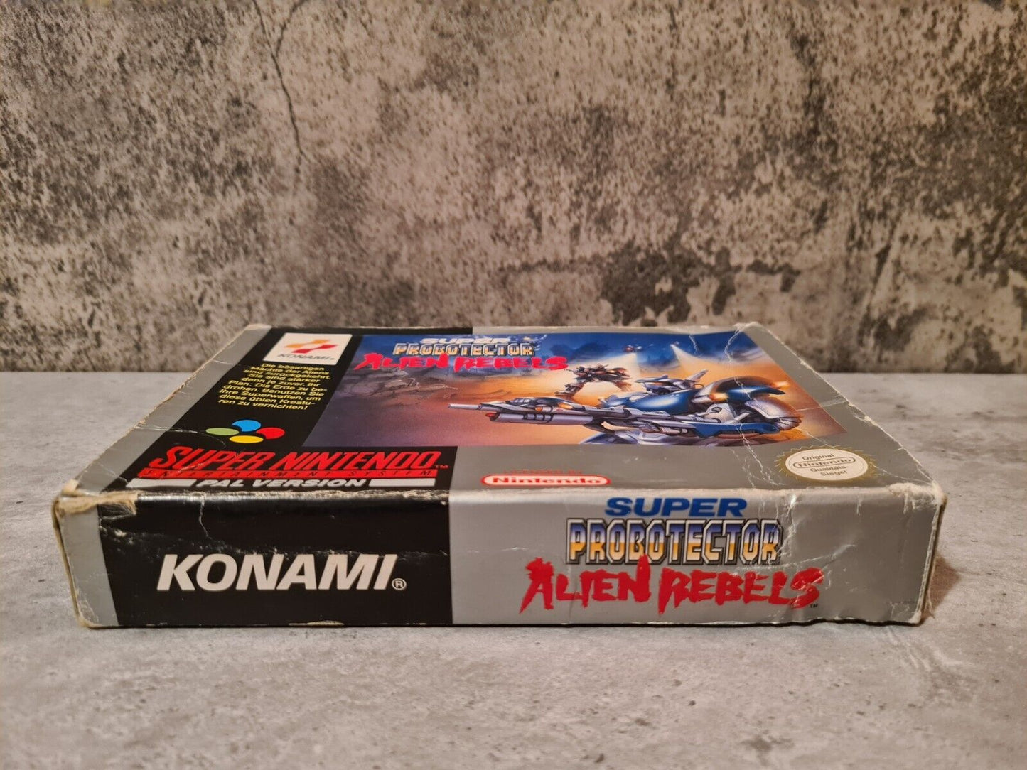 SNES Super Nintendo Super Probotector Alien Rebels mit OVP und Anleitung NOE - T-Retro-Games 