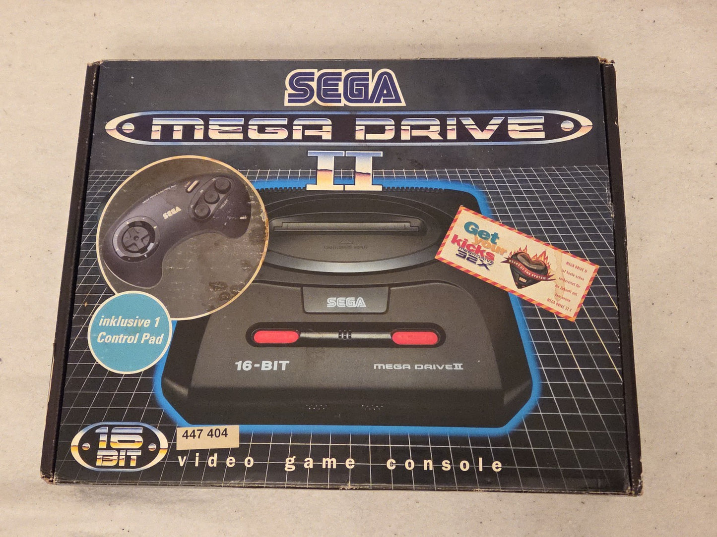 Sega Mega Drive II Video Game Konsole Console OVP