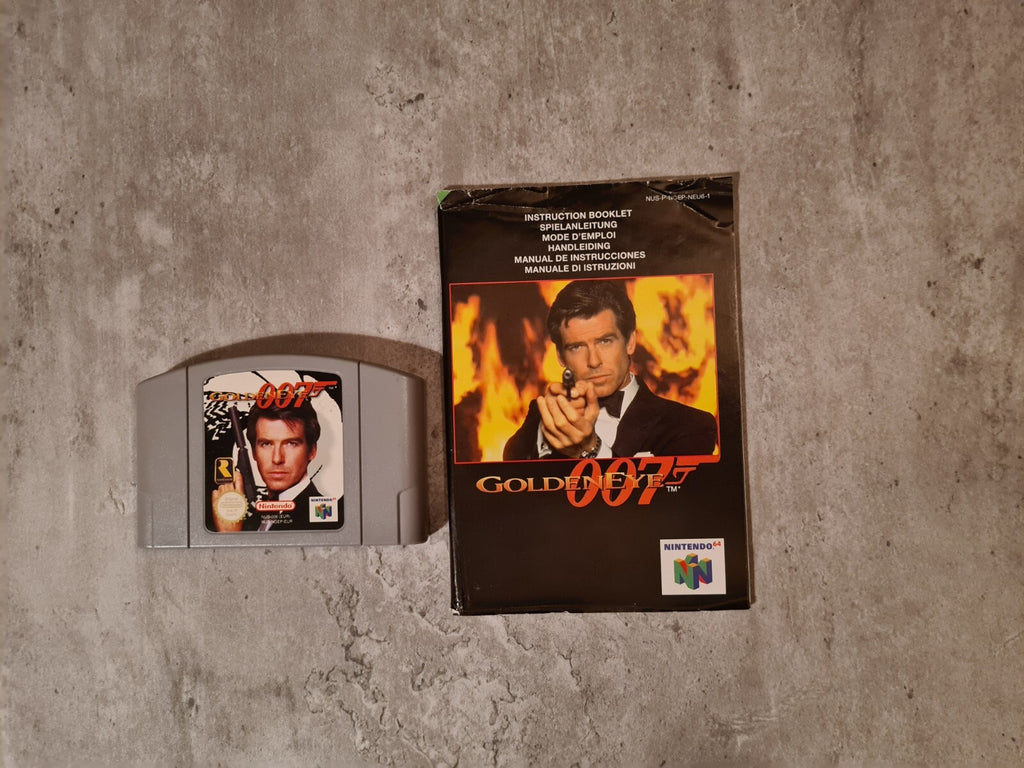 N64 Nintendo 64 GoldenEye 007 mit OVP und Anleitung EUR
