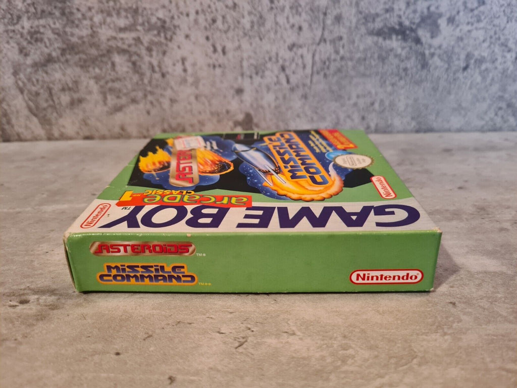 Game Boy Arcade Classic 1 Asteroids Missile Command mit OVP und Anleitung NOE - T-Retro-Games 