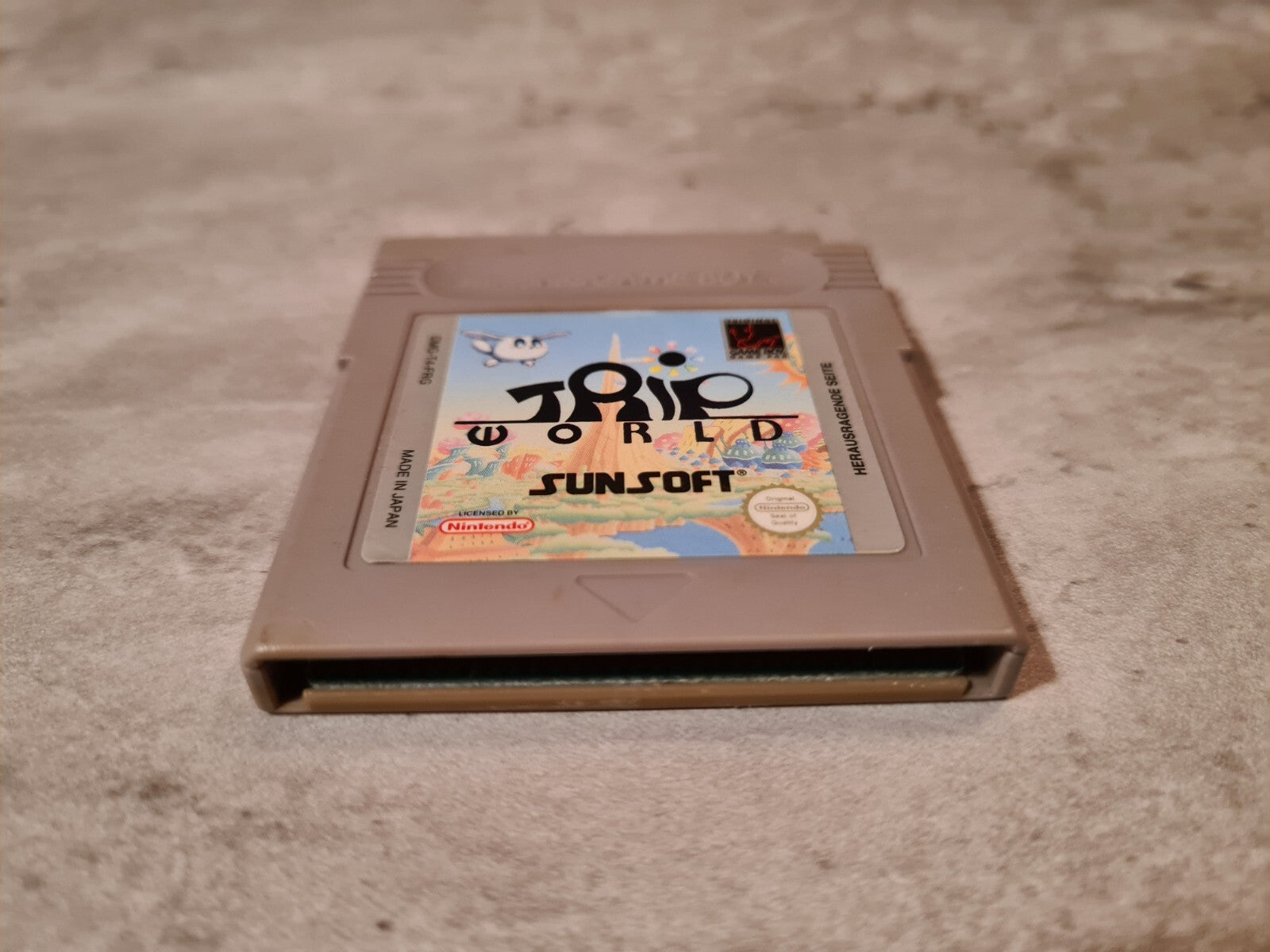 Nintendo Game Boy Classic Spiel Trip World Modul FRG