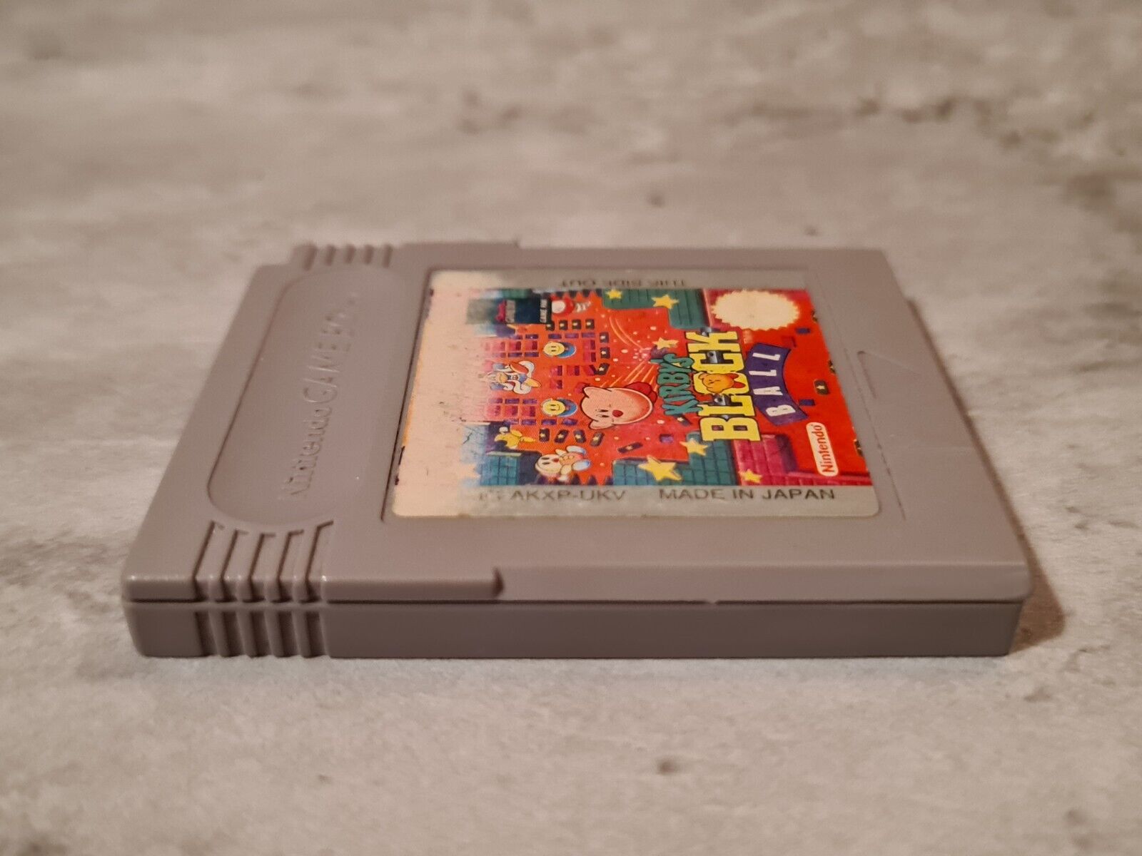 Nintendo Game Boy Classic Spiel Kirby's Block Ball Modul UKV - T-Retro-Games 