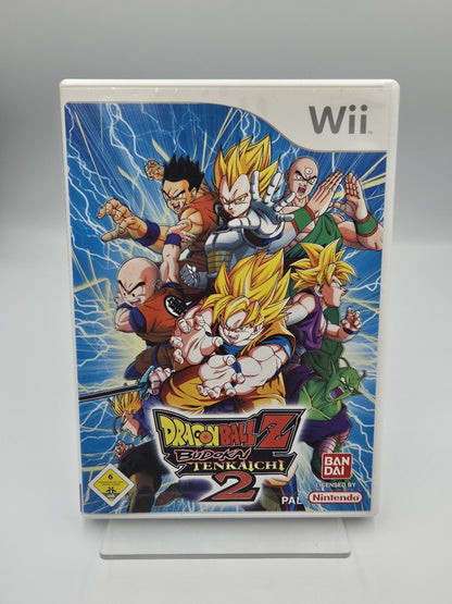 Nintendo Wii Spiel DragonBall Z Budokai Tenkaichi 2 mit OVP und Anleitung NOE