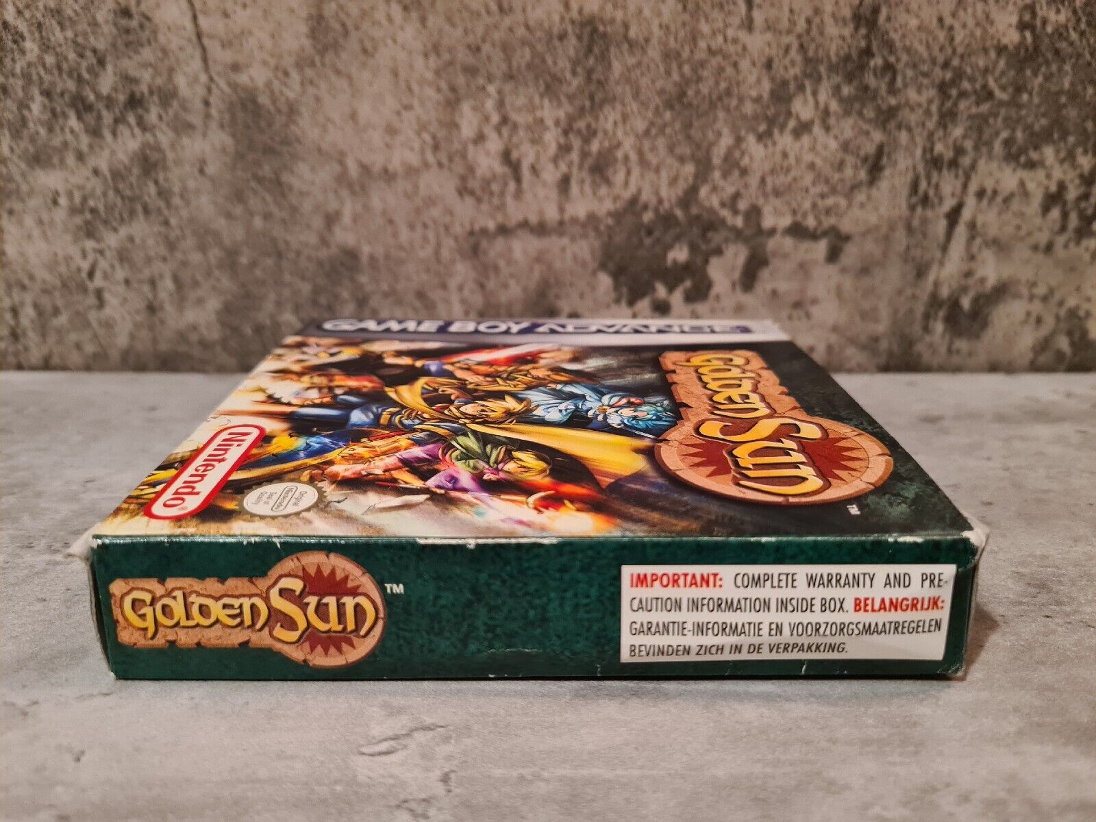 Nintendo Gameboy Advance Golden Sun mit OVP und Anleitung EUR - T-Retro-Games 