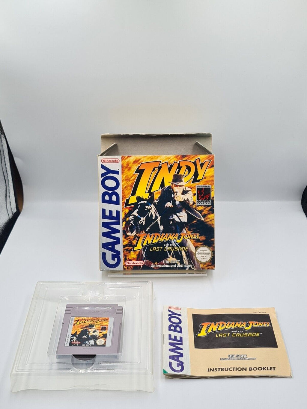 Game Boy Classic Indiana Jones and the Last Crusade mit OVP und Anleitung UKV - T-Retro-Games 