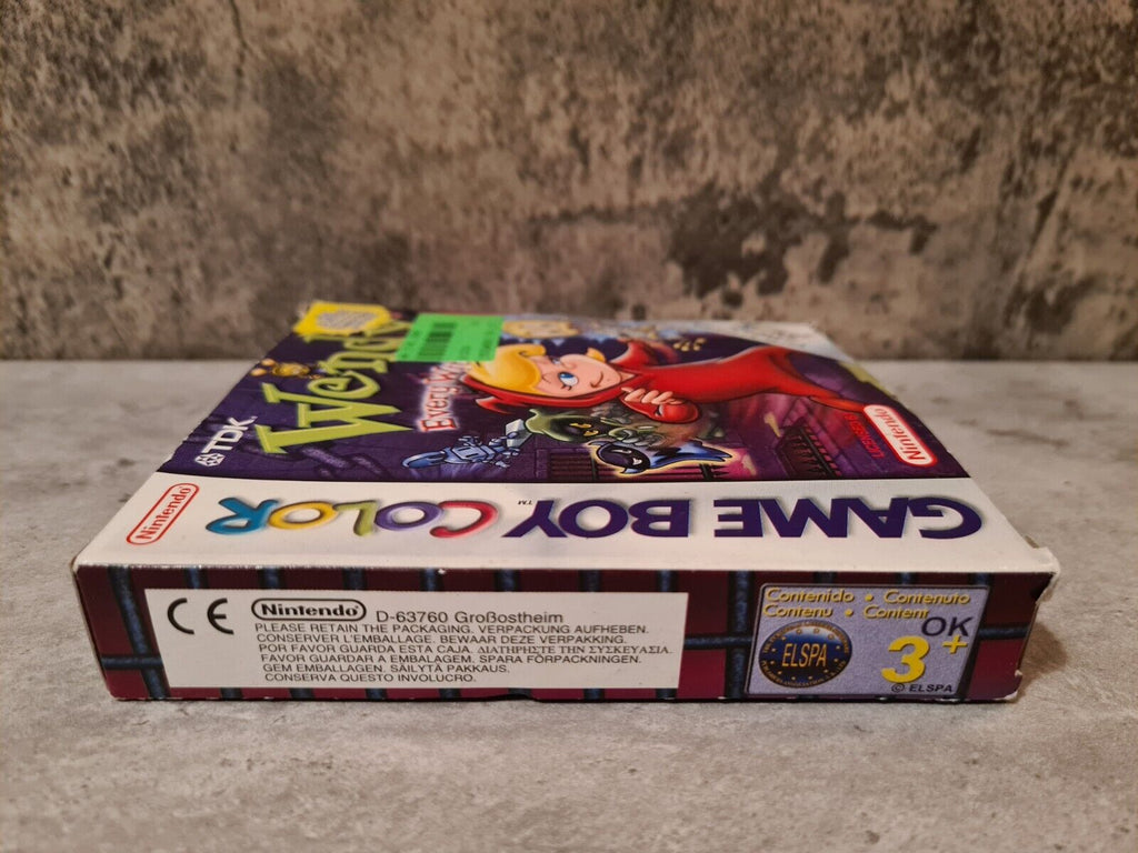 Nintendo Gameboy Color Spiel Wendy Every Witch Way mit OVP und Anleitung EUR - T-Retro-Games 