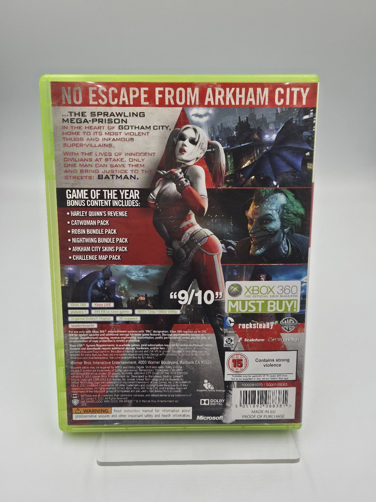 XBOX360 Batman Arkham City Game of the Year Edition mit OVP + Anleitung Deutsch 