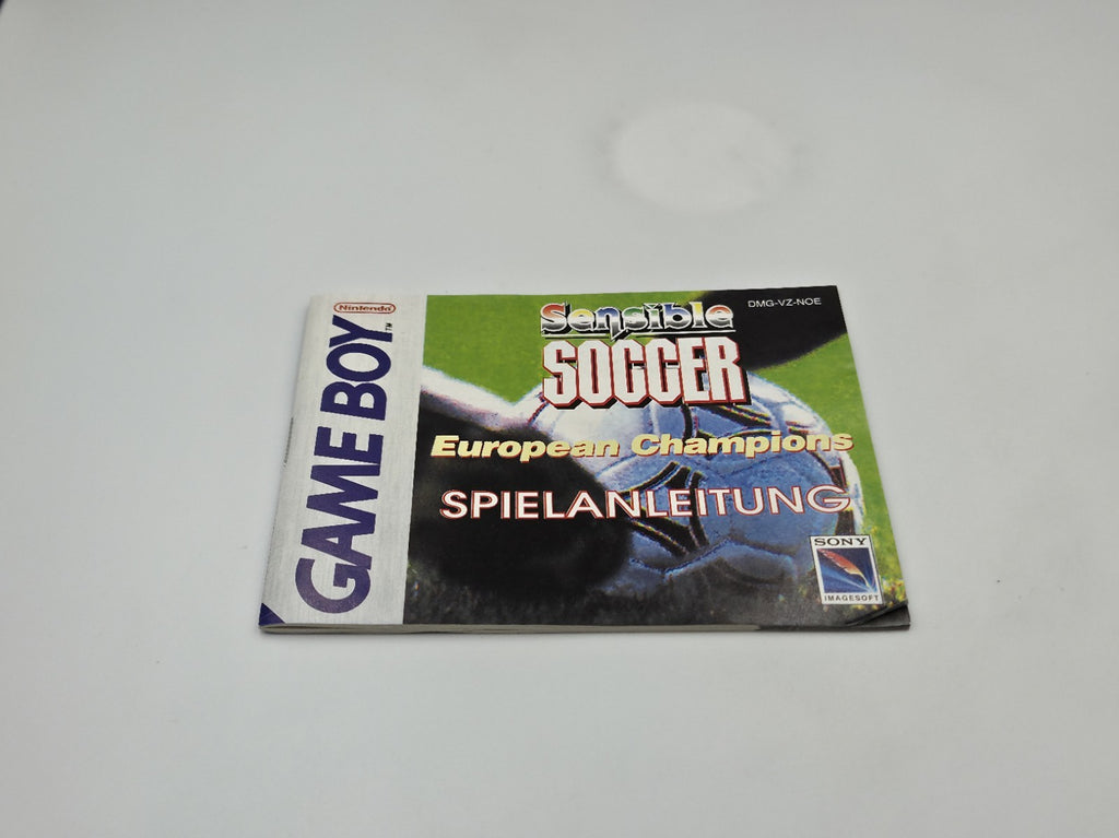 Game Boy Classic Sensible Soccer European Champions mit OVP und Anleitung NOE