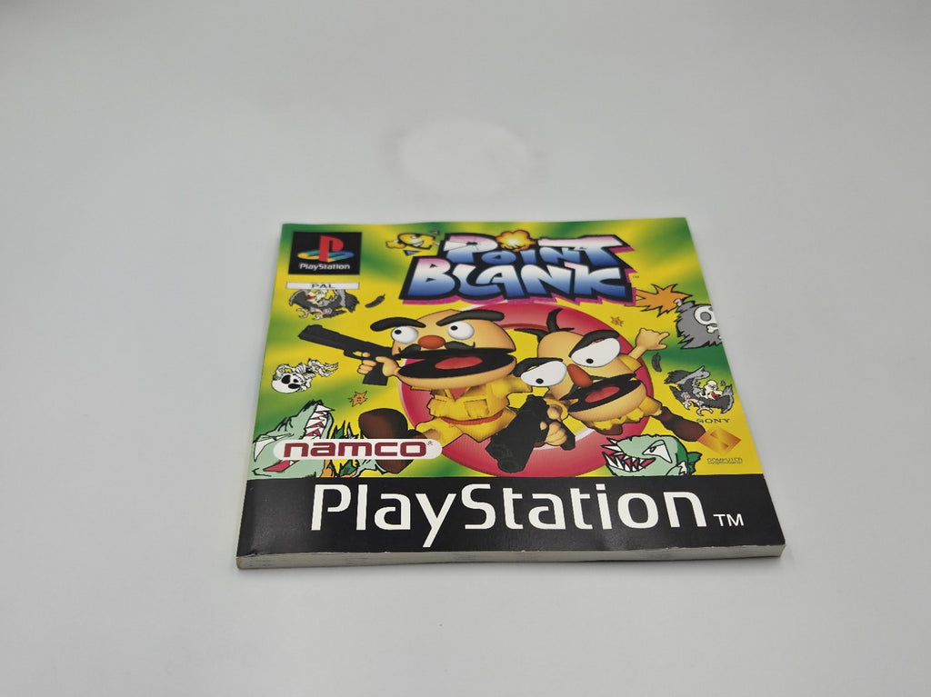 PS1 Playstation 1 Spiel Point Blank mit OVP und Anleitung Multilingual