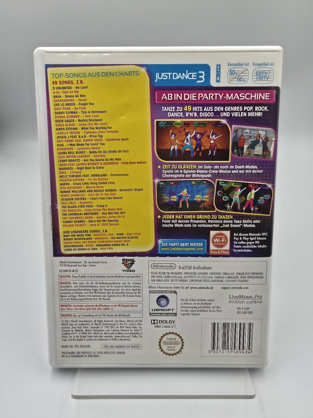 Nintendo Wii Spiel Just Dance 3 mit OVP NOE