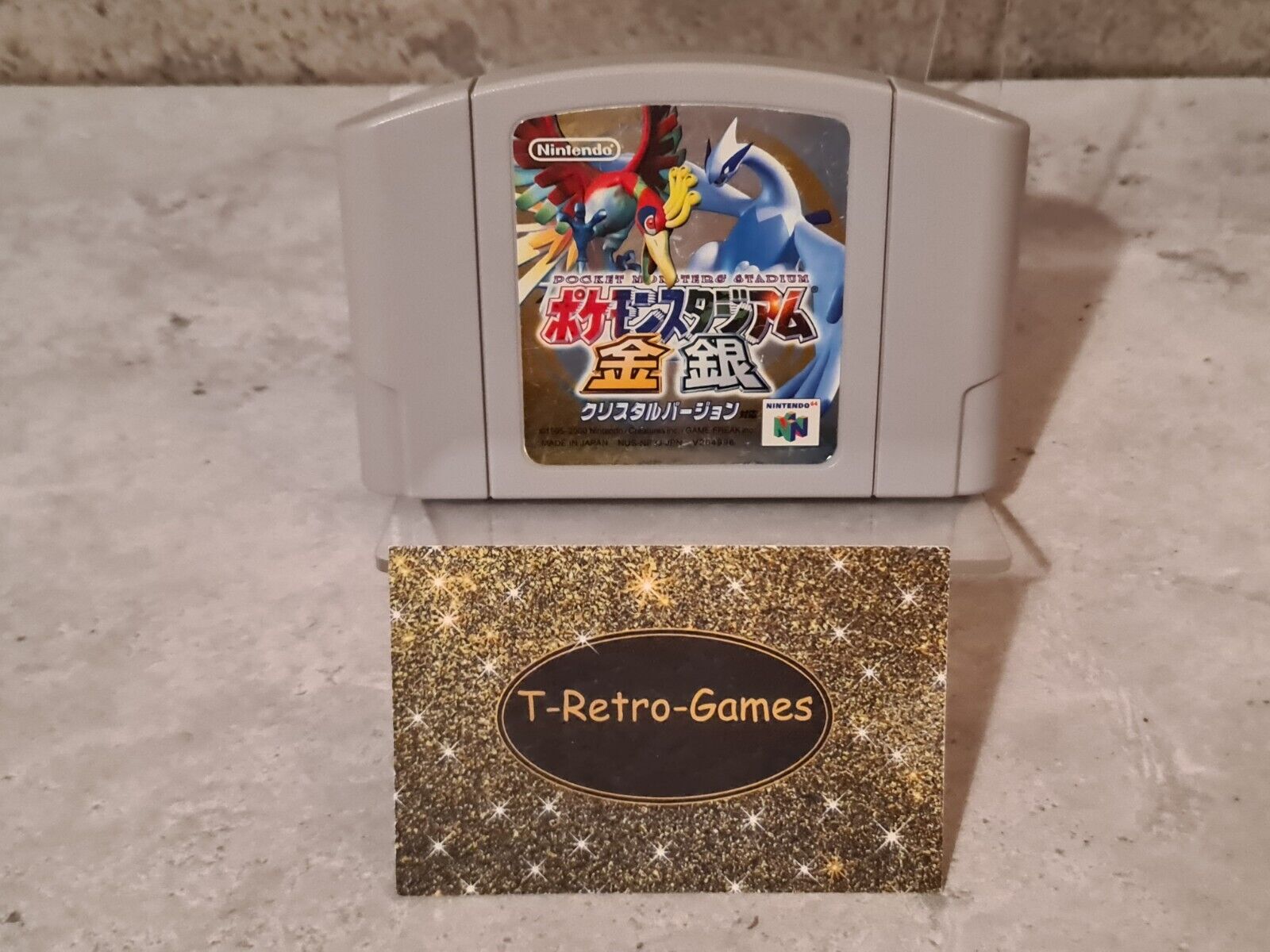 N64 Nintendo 64 NTSC-J Pocket Monsters Stadium Gold Silber Japan Modul - T-Retro-Games 