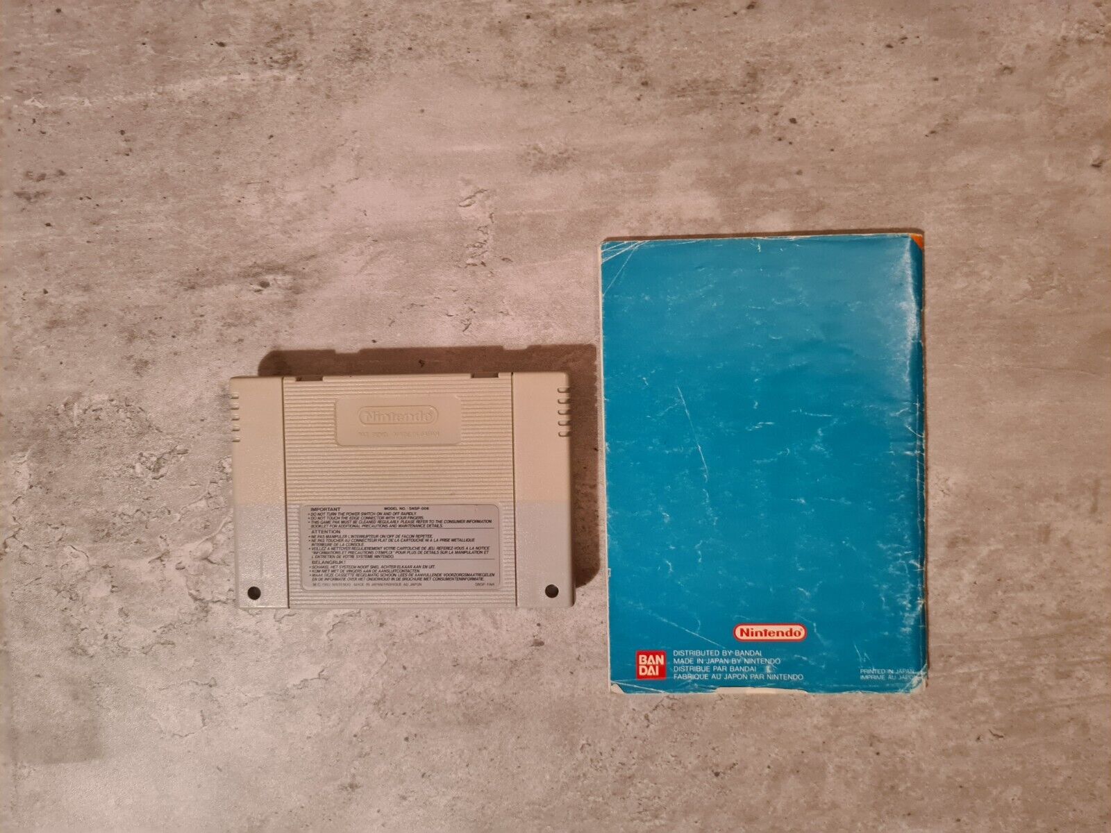 SNES Super Nintendo Super Mario Kart mit OVP und Anleitung FAH - T-Retro-Games 