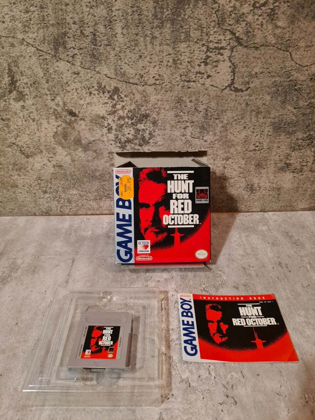 Nintendo Game Boy Classic The Hunt for Red October mit OVP und Anleitung USA - T-Retro-Games 