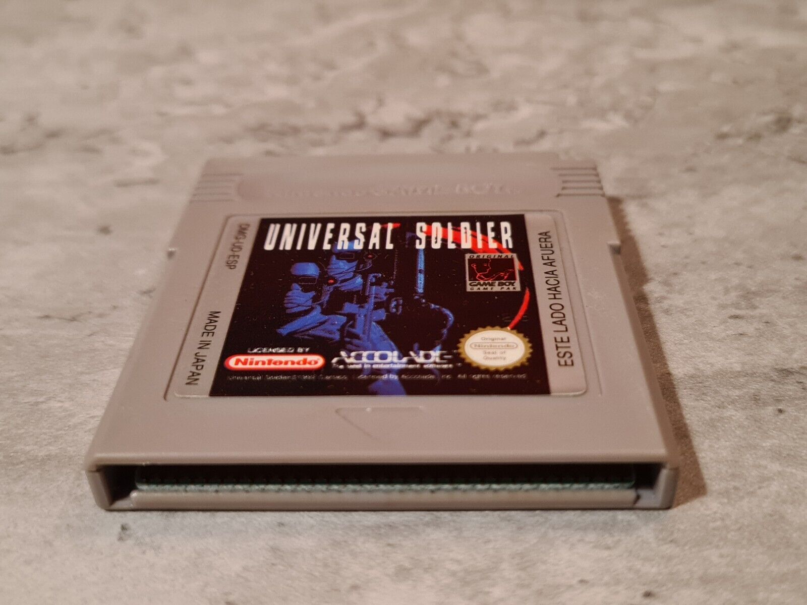 Nintendo Game Boy Classic Spiel Universal Soldier Modul USA - T-Retro-Games 