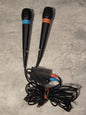 PS2 Sony Playstation 2 Singstar Mikrophone Blau und Rot