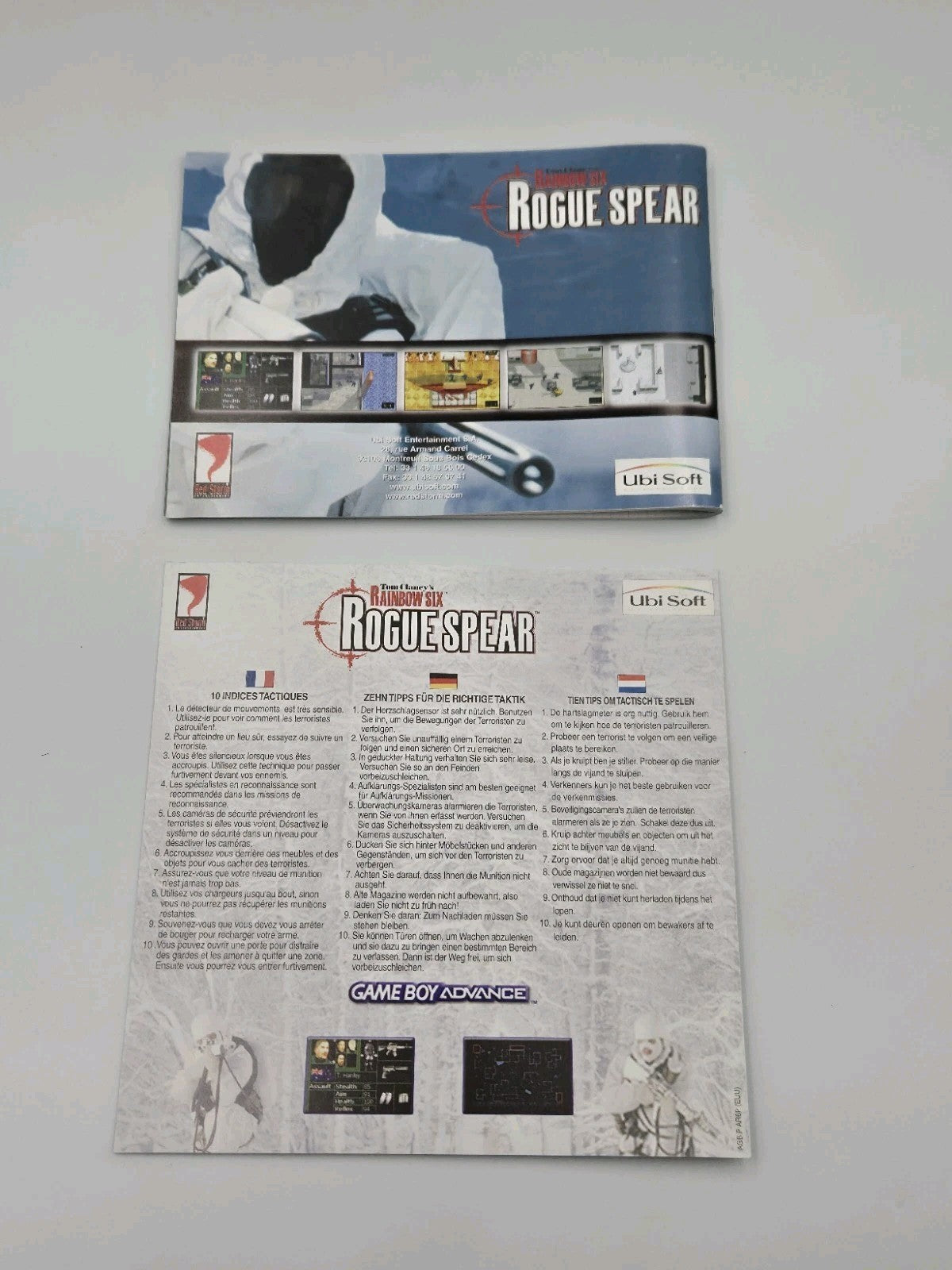 Game Boy Advance Tom Clancy's Rainbow Six Rogue Spear mit OVP und Anleitung EUR