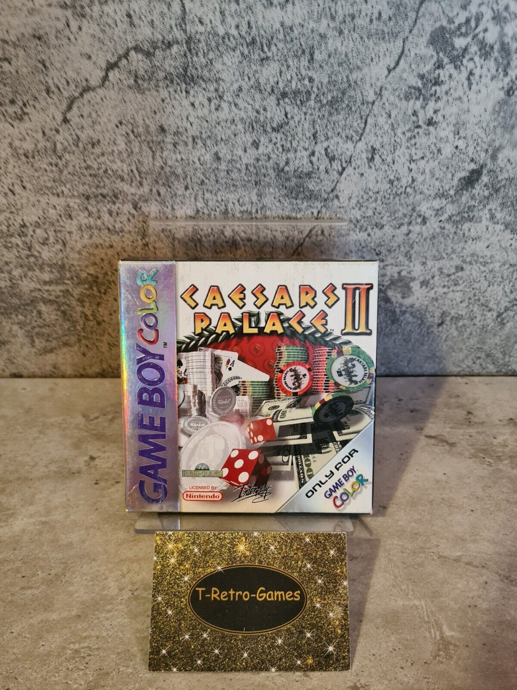Nintendo Gameboy Color Caesars Palace II mit OVP und Anleitung EUR - T-Retro-Games 