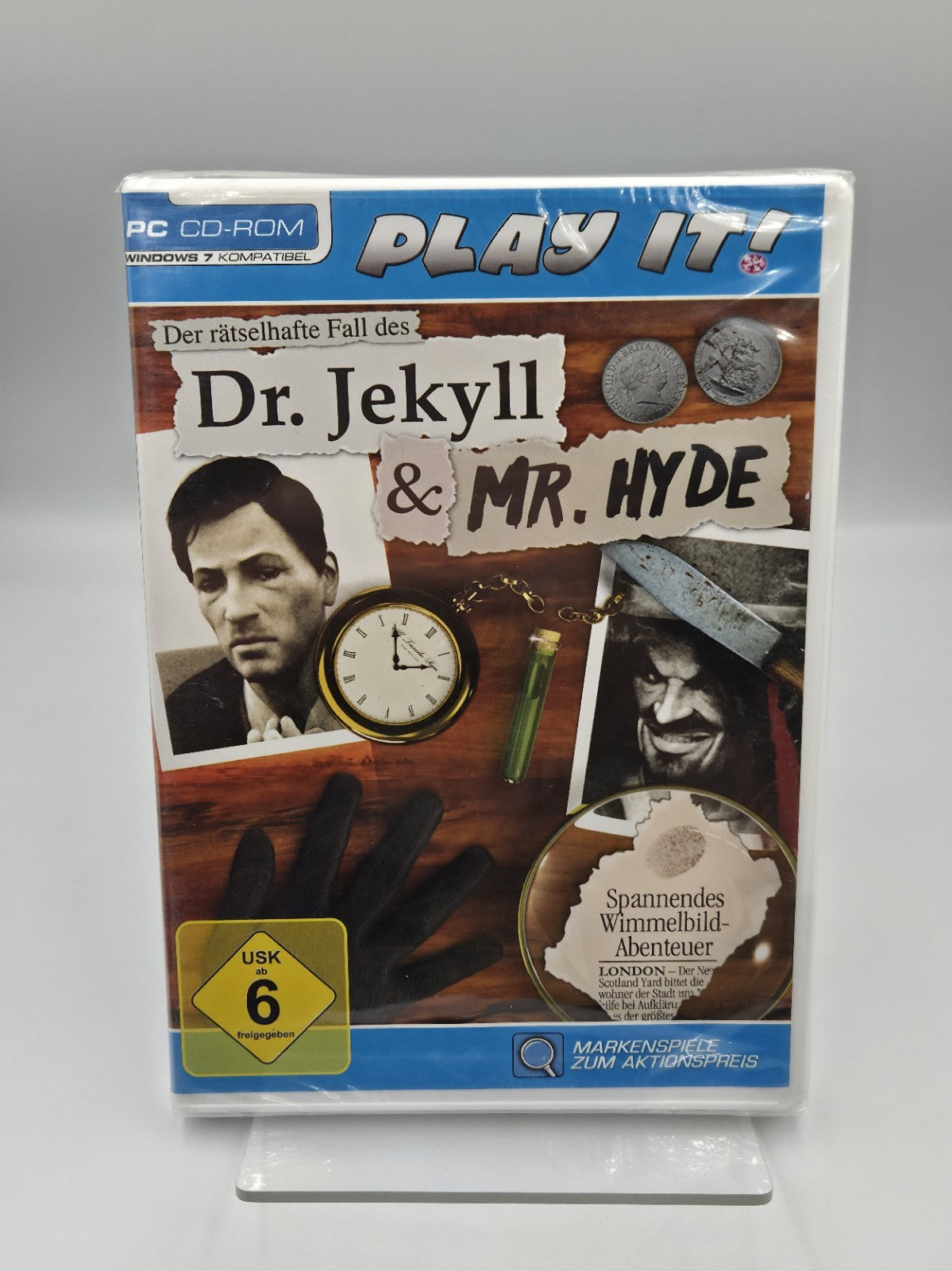 PC-CD Rom Der rätselhafte Fall des Dr. Jekyll & Mr. Hyde Sealed Neu NEW Deutsch