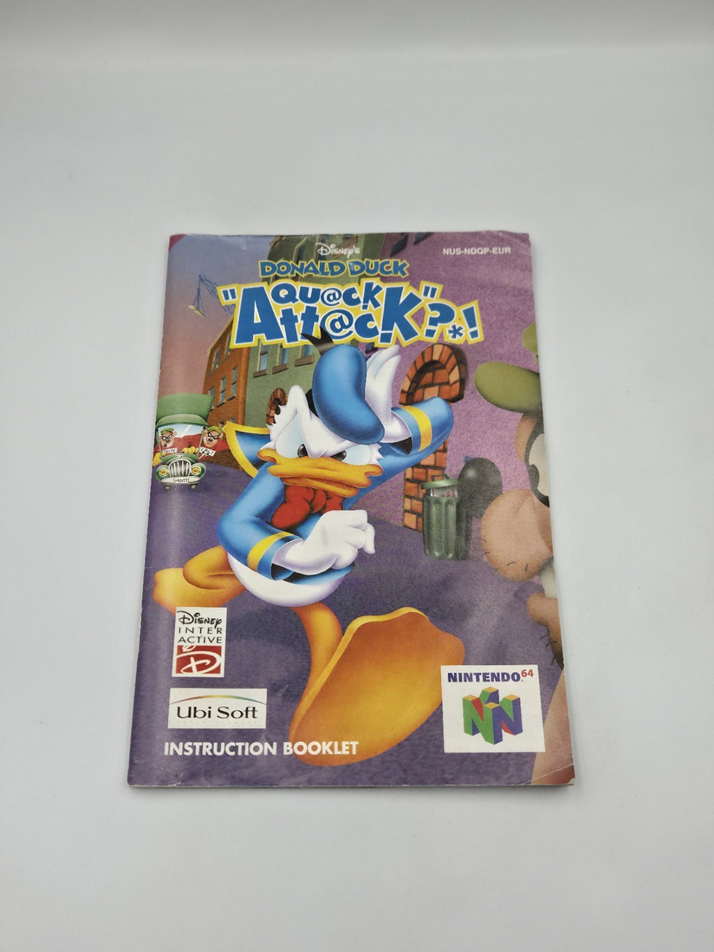 N64 Nintendo 64 Spiel Disney's Donald Duck Qu@ck Att@ck?! mit OVP Anleitung EUR