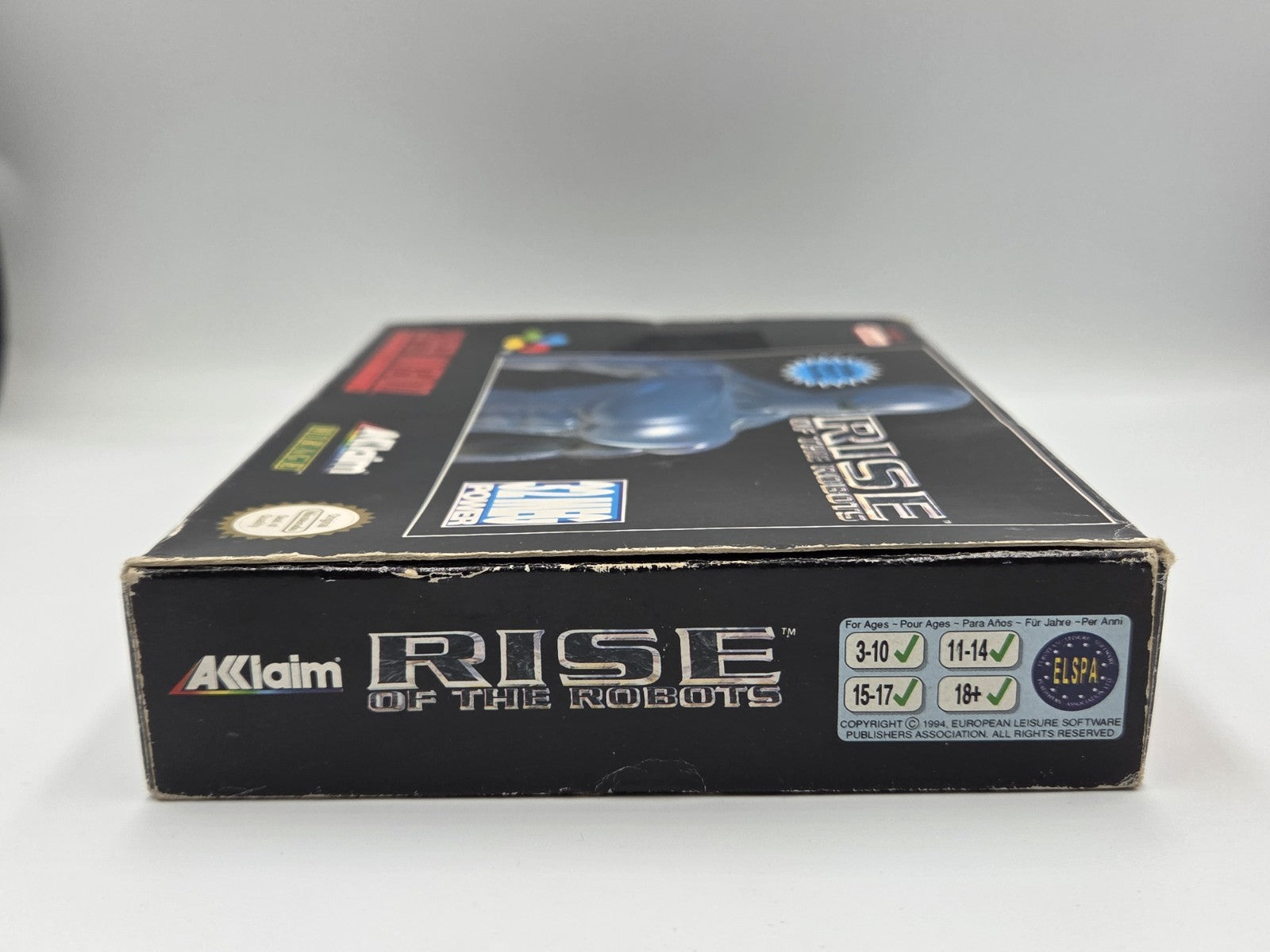SNES Super Nintendo Rise of The Robots mit OVP und Anleitung EUR