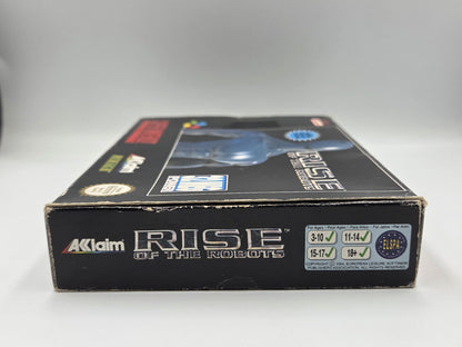 SNES Super Nintendo Rise of The Robots mit OVP und Anleitung EUR