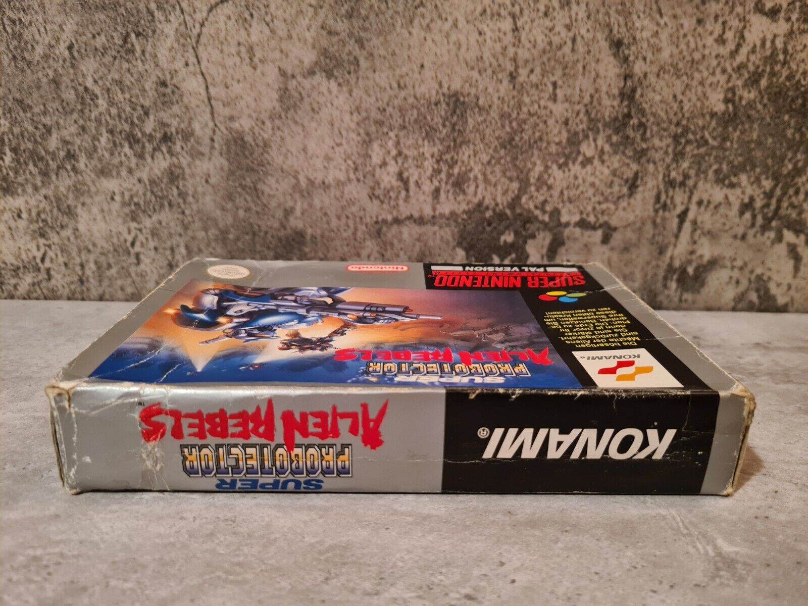 SNES Super Nintendo Super Probotector Alien Rebels mit OVP und Anleitung NOE - T-Retro-Games 