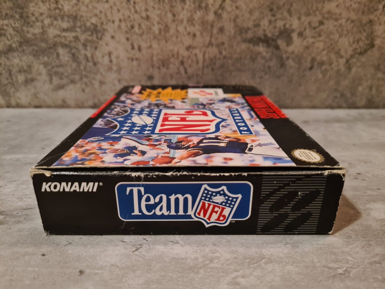 SNES Super Nintendo NFL Football mit OVP und Anleitung + Playbook NTSC USA - T-Retro-Games 