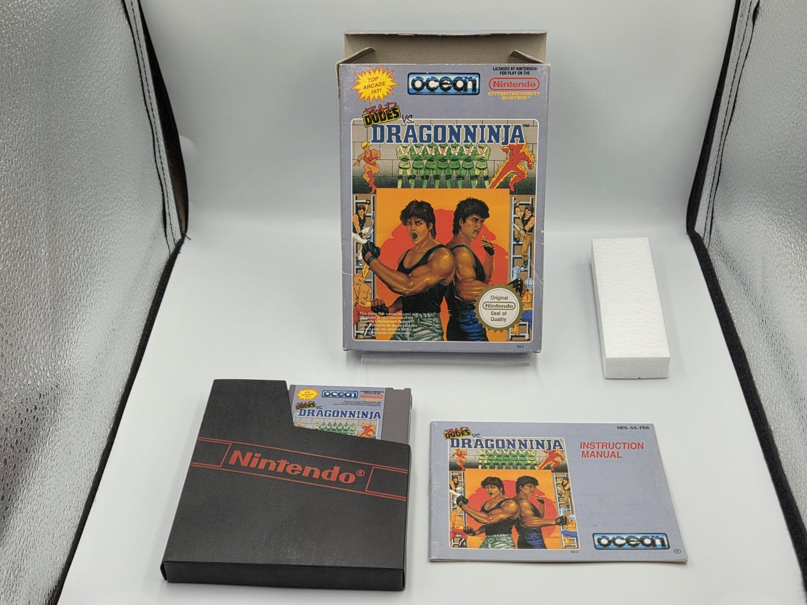 NES Bad Dudes VS. Dragonninja mit OVP und Anleitung FRA