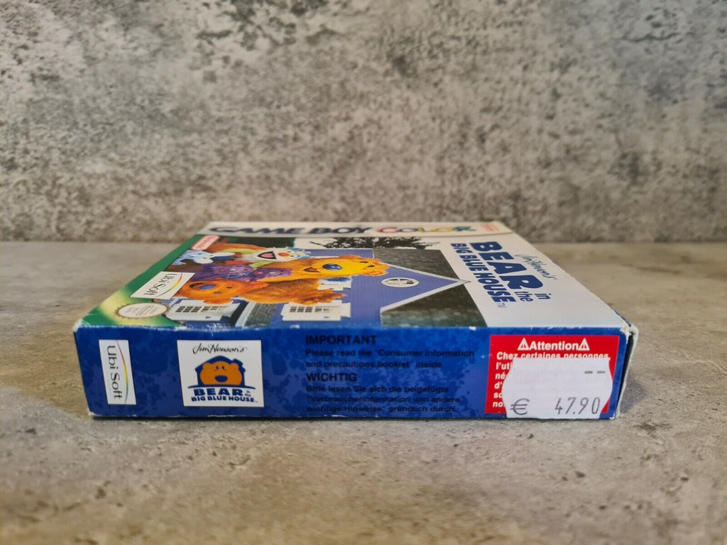 Nintendo Game Boy Color Bear in the Big Blue House mit OVP und Anleitung EUR - T-Retro-Games 