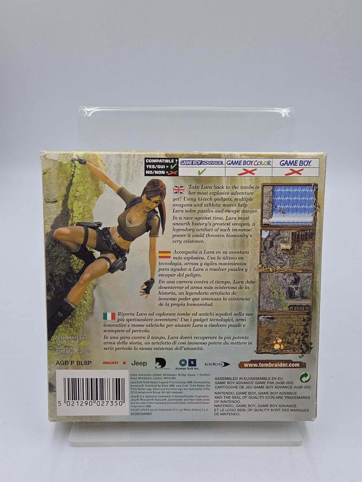 Game Boy Advance Spiel Lara Croft Tomb Raider Legend mit OVP und Anleitung EUR