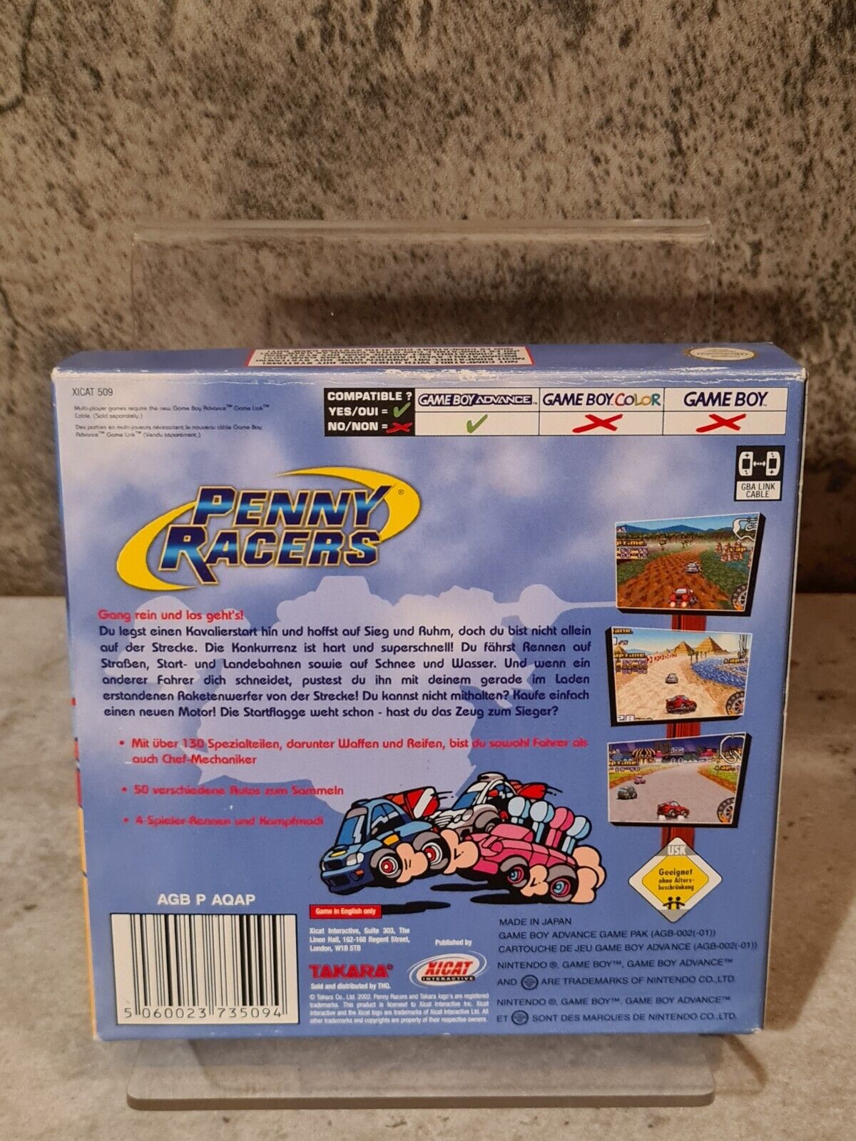 Nintendo Game Boy Advance Penny Racers mit OVP und Anleitung NOE - T-Retro-Games 