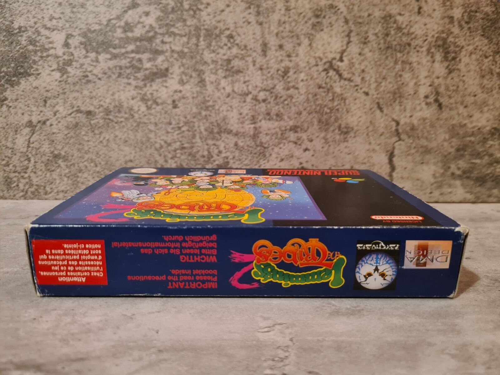 SNES Super Nintendo Lemmings 2 Tribes mit OVP und Anleitung EUR - T-Retro-Games 
