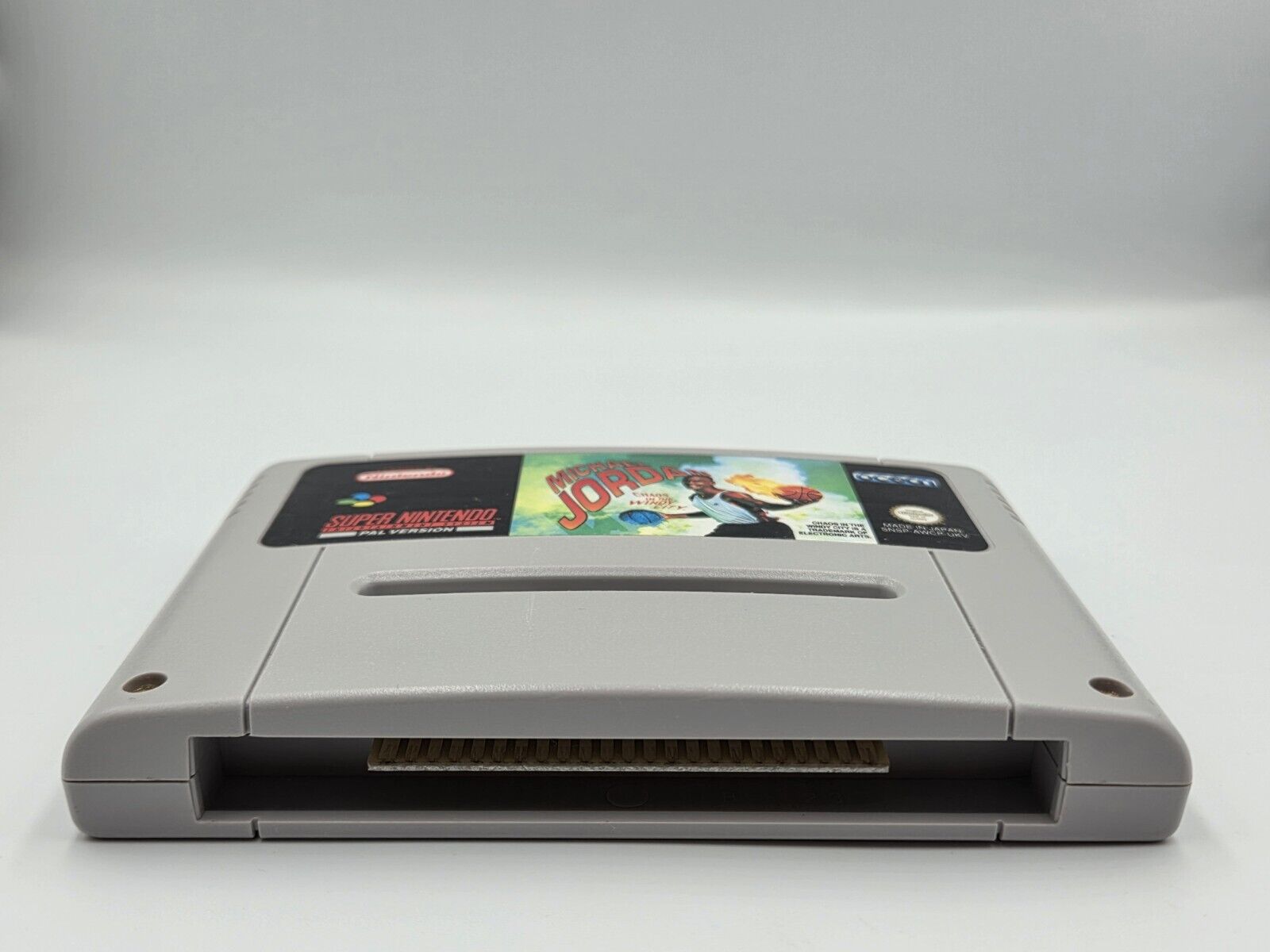 SNES Super Nintendo Michael Jordan Chaos In The Windy City Modul UKV - T-Retro-Games 