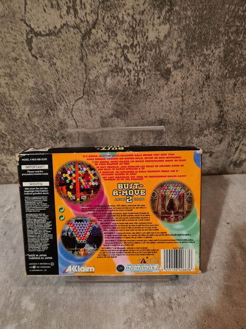 N64 Nintendo 64 Bust-A-Move 2 Arcade Edition mit OVP und Anleitung EUR - T-Retro-Games 
