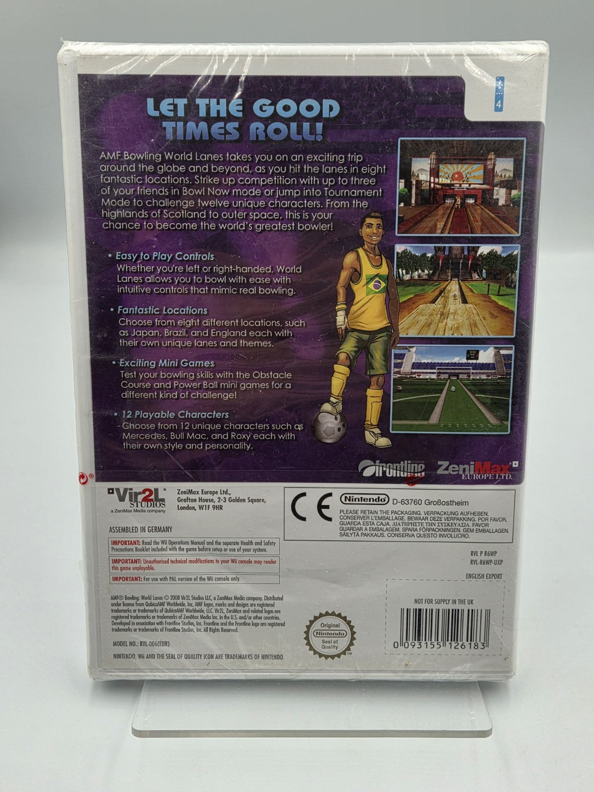 Nintendo Wii Spiel AMF Bowling World Lanes Sealed NEU NEW Englisch