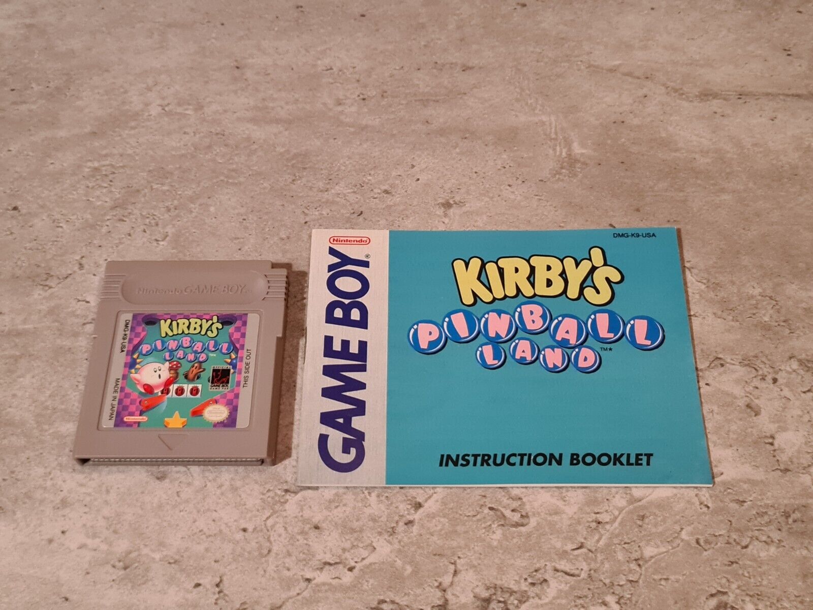 Nintendo Game Boy Classic Spiel Kirby's Pinball Land mit OVP und Anleitung USA - T-Retro-Games 